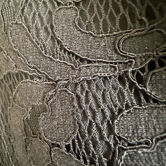 Ted Baker Alina Set, Scalloped Edge Lace top and matching shorts set in black - Picture 10 of 12